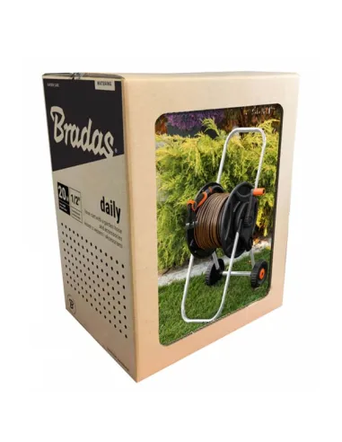 Комплект для поливу Bradas Black Line ECO-AG26020SET1, котушка, шланг 1/2 20 метрів та арматура