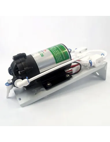 Насос для повышения давления Raifil RO-500-220 (75G) на кронштейне, датчик давления