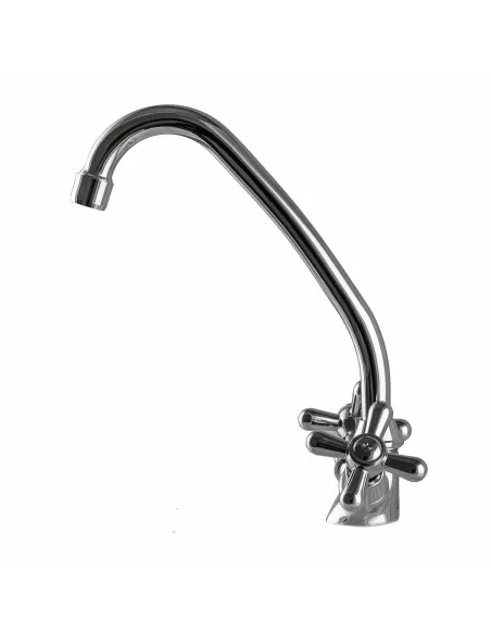 Смеситель для кухни Globus Lux GB-SHARM-0104-00-WH, двухвентильный, без шлангов
