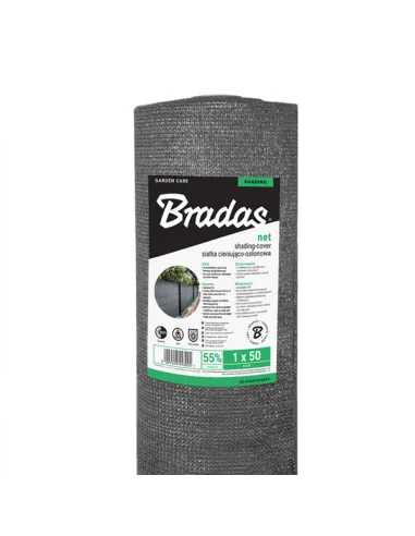 Затеняющая сетка для теплицы Bradas AS-CO6012010GY 1.2х10 метров, тень 55%, серая
