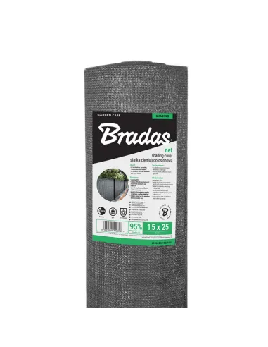 Затіняюча сітка для теплиці Bradas AS-CO13520025GY 2х25 метрів, тінь 90%, сіра