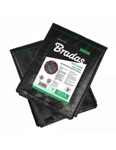 Агроткань Bradas AT7016005 70 г/м2 УФ черная, 1.6х5 метров