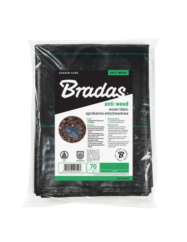 Агротканина Bradas AT7020010 70 г/м2 УФ чорна, 2.0х10 метрів