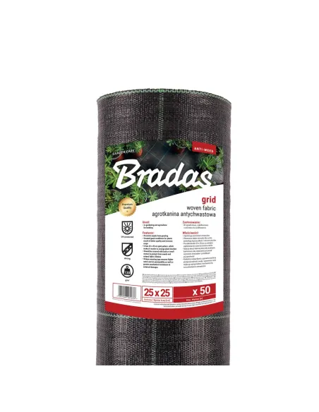 Агротканина Bradas ATGDBK10021050 100 г/м2 чорна, 2.1х50 метрів