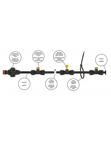Туманосоздатель садовый Bradas Black Line ECO-Z1012, 12 метров