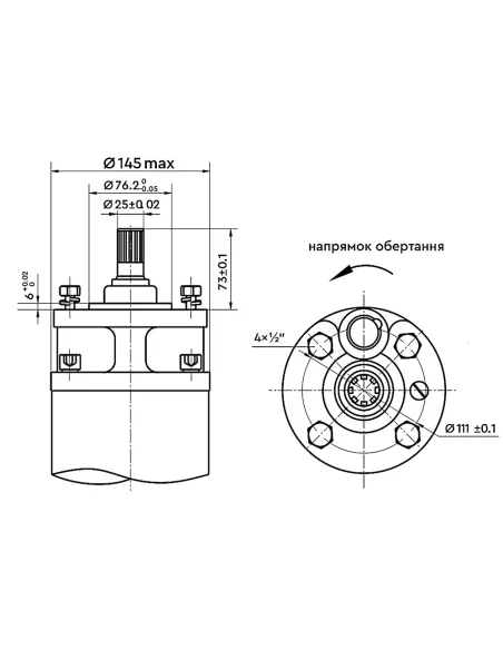 Центробежный глубинный насос Dongyin 6SP30-29 (7777363) 26 кВт, 380В, напор 330 м, 145 мм, пульт
