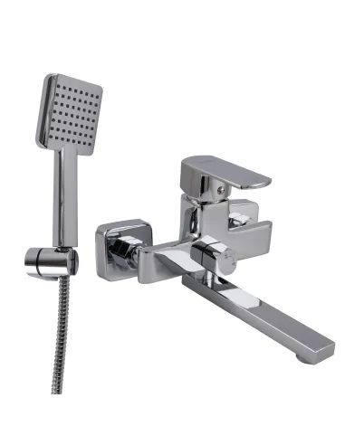 Смеситель для ванны Globus Lux ALFA GLAL-0102N с душевым набором