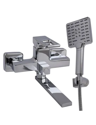 Смеситель для ванны Globus Lux PIANO GLPN-0102N с душевым набором