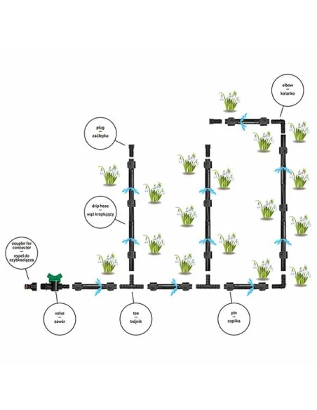 Набор для капельного полива Bradas Watermil Drip DSWWM50-SET1