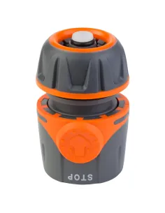 Коннектор быстросъёмный Flora 5015494 аквастоп для шланга 1/2 дюйма ABS