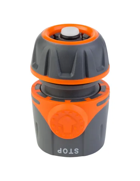 Коннектор быстросъёмный Flora 5015494 аквастоп для шланга 1/2 дюйма ABS