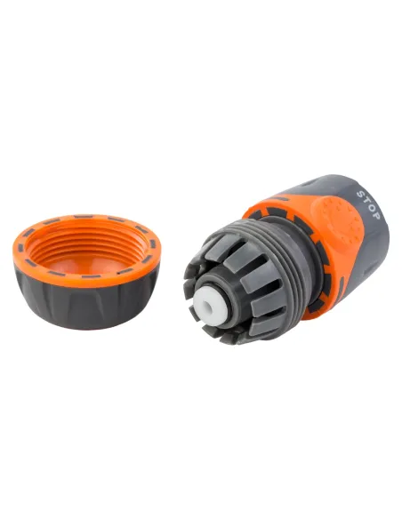 Коннектор быстросъёмный Flora 5015514 аквастоп для шланга 3/4 дюйма ABS