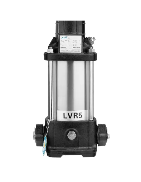 Многоступенчатый вертикальный насос Leo 3.0 LVR15-5 (7711743) 4 кВт, 380В, напор 68 м, нержавеющая сталь