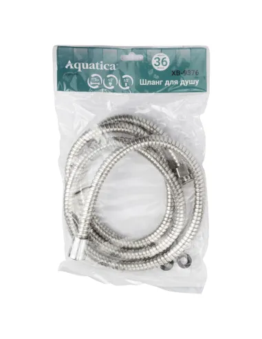 Шланг для душа Aquatica XB-9376 хром 175 см