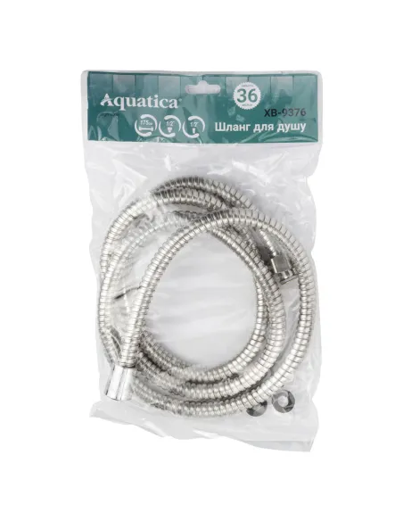 Шланг для душу Aquatica XB-9376 хром 175 см