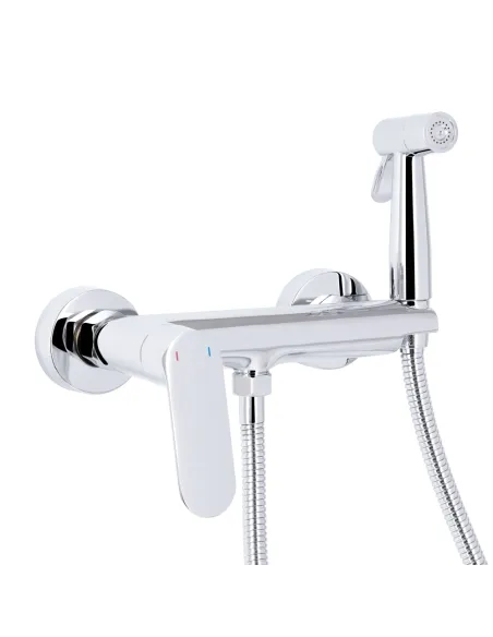 Набор для гигиенического душа со смесителем Q-Tap Evia QTEVI262CRM47582 Chrome