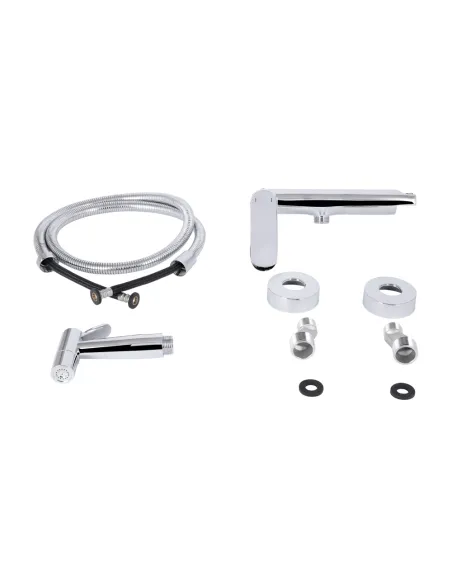 Набор для гигиенического душа со смесителем Q-Tap Evia QTEVI262CRM47582 Chrome