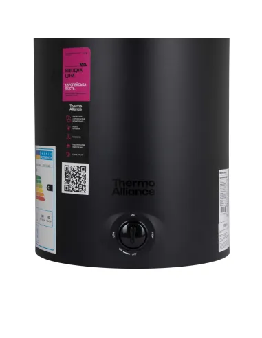 Бойлер универсальный Thermo Alliance 100 литров D100VH15Q3В Black, мокрый ТЭН