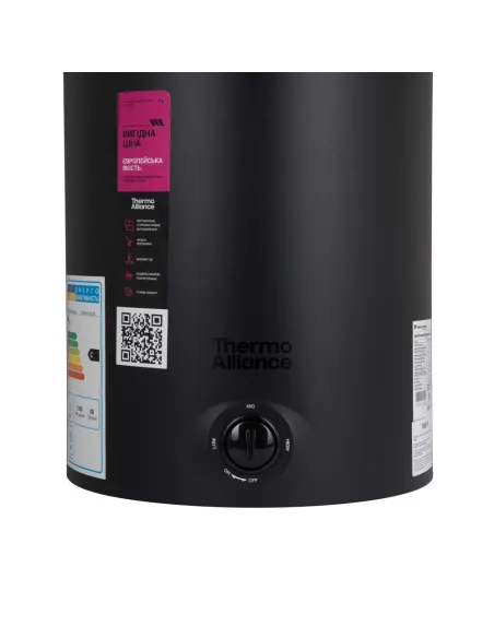 Бойлер универсальный Thermo Alliance 80 литров D80VH15Q3В Black, мокрый ТЭН