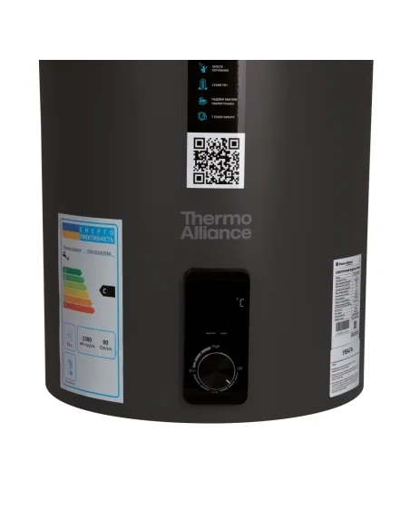 Бойлер вертикальный Thermo Alliance 100 литров D100V20J3(D)KВ Black, сухой ТЭН