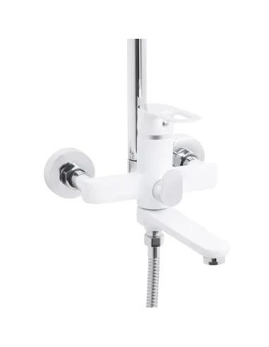 Душевая система Lidz Latwa LDLAT1031WHI48994 белая с изливом
