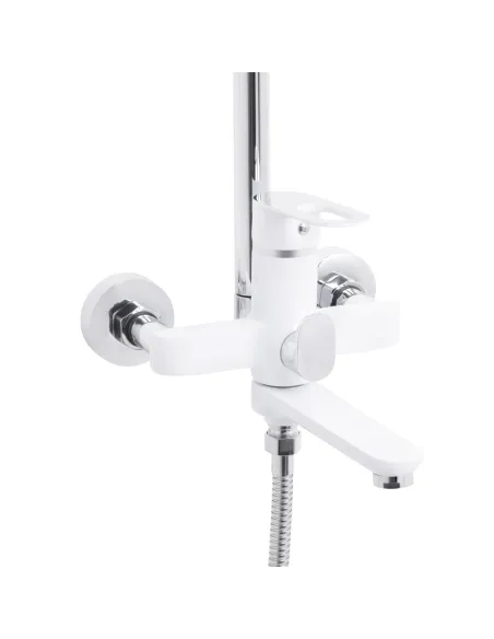 Душевая система Lidz Latwa LDLAT1031WHI48994 белая с изливом