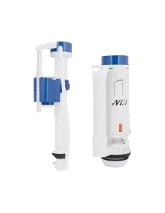 Комплект арматуры для бачка унитаза Q-Tap WDI QTWDI177W49454 3/6 л, нижняя подача
