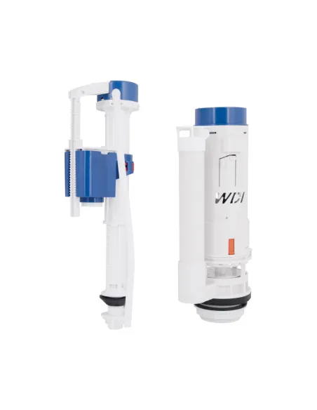 Комплект арматуры для бачка унитаза Q-Tap WDI QTWDI177W49454 3/6 л, нижняя подача