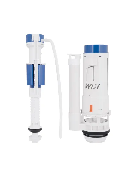 Комплект арматуры для бачка унитаза Q-Tap WDI QTWDI177W49454 3/6 л, нижняя подача