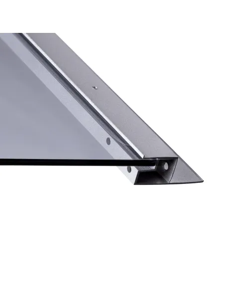 Гидробокс с низким поддоном Lidz Tani SB100x100.SAT.LOW.GR, полукруглый, стекло тонированное 4 мм