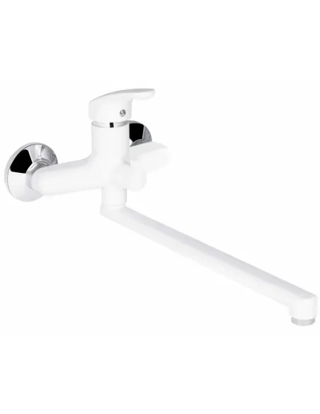 Смеситель для ванны Plamix Afina-006 EURO White PM0687