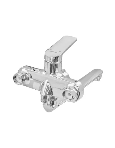 Смеситель для ванны Plamix Lucas-006 EURO SET Chrome PM0710, с душевым набором