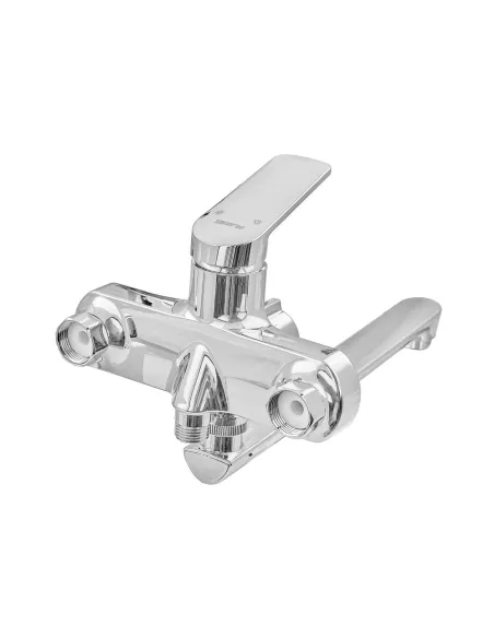 Смеситель для ванны Plamix Lucas-006 EURO SET Chrome PM0710, с душевым набором