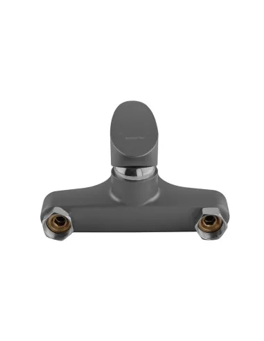 Смеситель для ванны Plamix CEZAR-009 EURO SET Graphite PM0694, с душевым набором