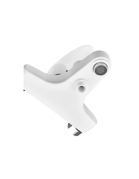 Смеситель для ванны Plamix CEZAR-009 EURO SET White PM0692, с душевым набором