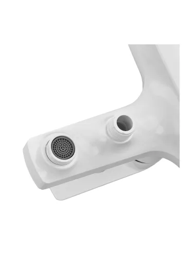Смеситель для ванны Plamix Lucas-009 EURO SET White PM0708, с душевым набором