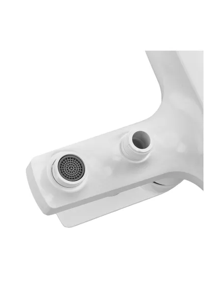 Смеситель для ванны Plamix Lucas-009 EURO SET White PM0708, с душевым набором