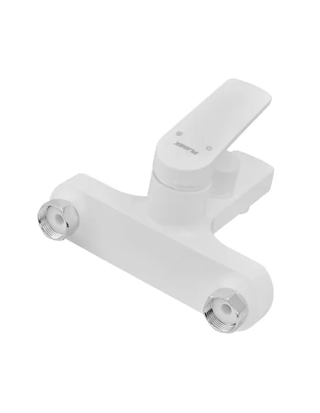 Смеситель для ванны Plamix Lucas-009 EURO SET White PM0708, с душевым набором