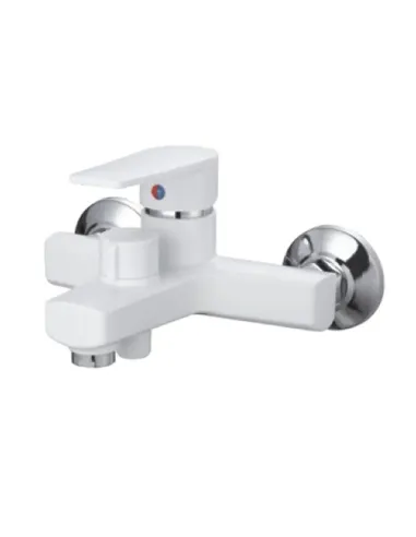Смеситель для ванны Plamix OSCAR-009 EURO SET White PM0699, с душевым набором
