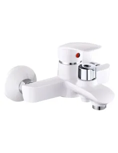 Смеситель для ванны Plamix Rodri-009 Euro Set White PM0740, с душевым набором