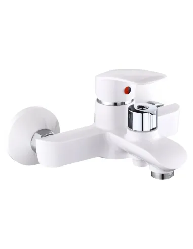 Смеситель для ванны Plamix Rodri-009 Euro Set White PM0740, с душевым набором