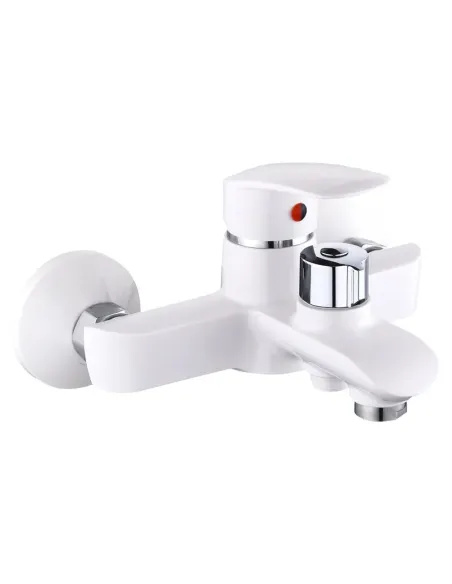 Смеситель для ванны Plamix Rodri-009 Euro Set White PM0740, с душевым набором