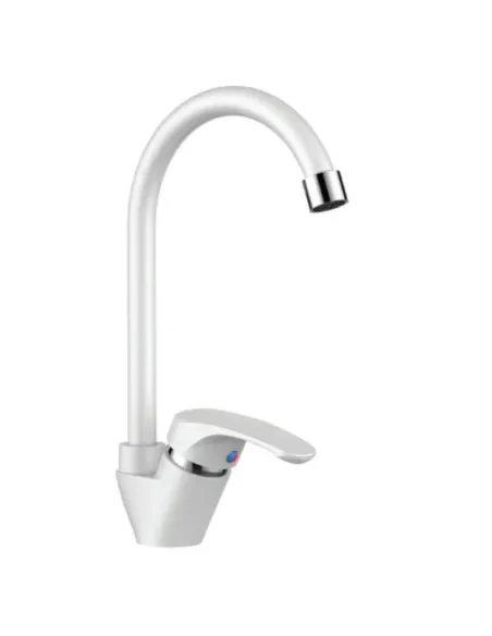 Смеситель для кухни Plamix Afina-011 White PM0686