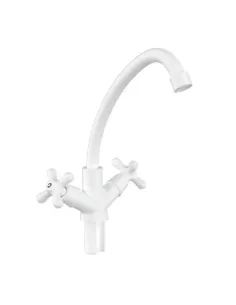Смеситель для кухни Plamix Amax-271White PM0697
