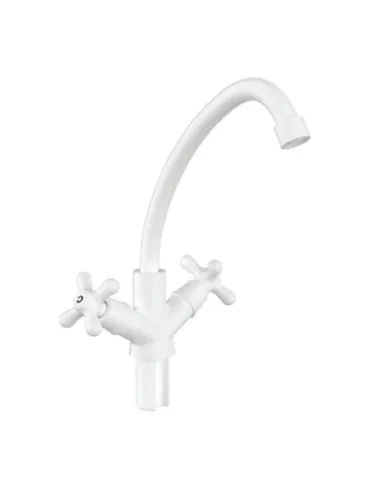 Змішувач для кухні Plamix Amax-271White PM0697