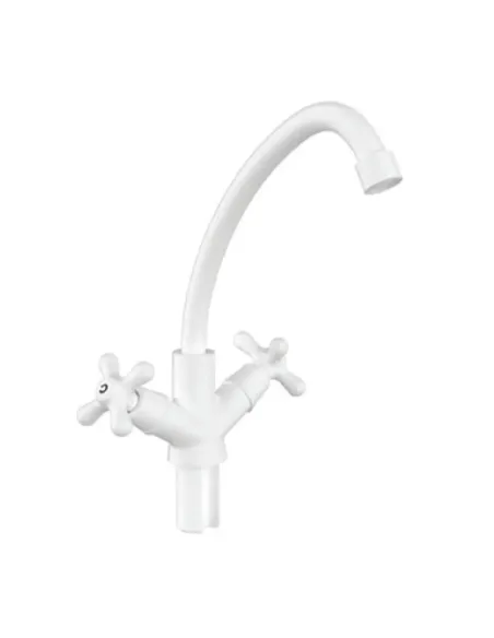 Змішувач для кухні Plamix Amax-271White PM0697