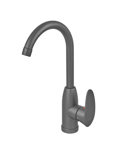 Смеситель для кухни Plamix CEZAR-011-B SET Graphite PM0695