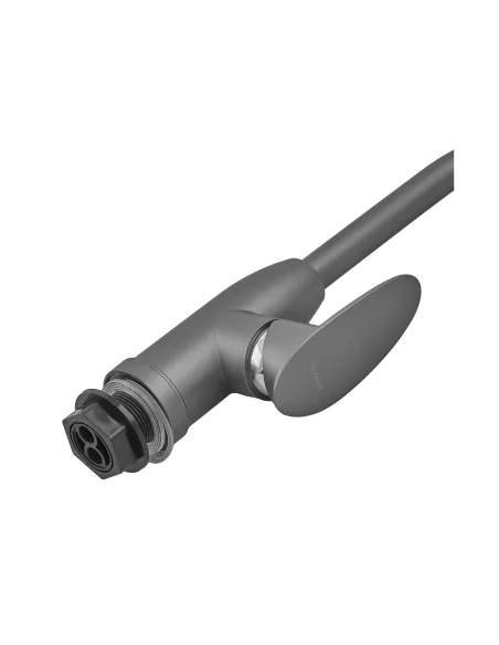 Смеситель для кухни Plamix CEZAR-011-B SET Graphite PM0695