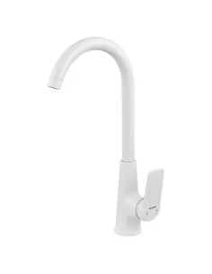 Смеситель для кухни Plamix Lucas-011 SET White PM0714