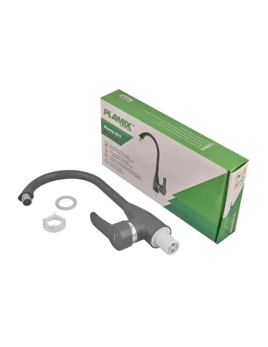 Смеситель для кухни Plamix Mario-011 Graphite PM6099